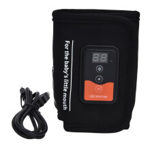 USB Milk Heat Keeper Adjustable Temperature Settings Slow Heating to Keep Warm Constant Temperature Heating LCD Intelligent Control Portable Bottle