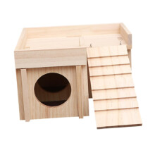 Hamster Labyrinth House Solid Wood Habitat For Mice
