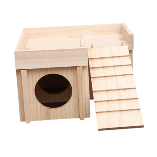 Hamster Labyrinth House Solid Wood Habitat For Mice