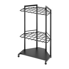 Garden Tool Organizer Heavy Duty Metal Corner Rack for Outdoor Garage Patio Yard Storage 16.54x12.99x27.95 Inch