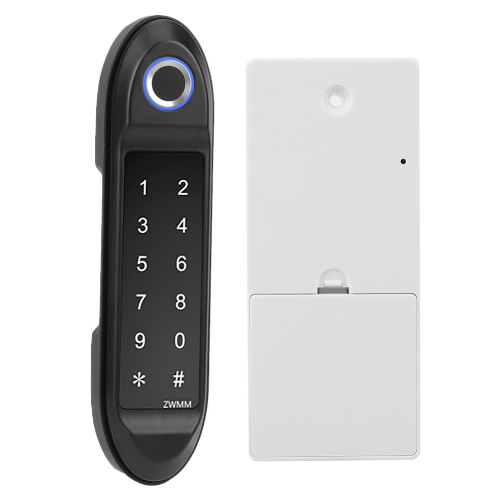 Black Smart Cabinet Lock With 51 Fingerprints & 201 Password Groups 8711379730680