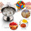 Stainless Steel Sugar Bowl with Lid, RustResistant Round Container for Kitchen and Candy Storage 3