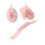 Ensemble de bain exfoliant 3 pièces avec éponge de luffa-Rose 1