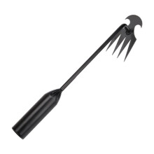 Weeding Puller Carbon Steel 30 Cm Black Multifunctional Weeder For Lawn Yard Bonsai