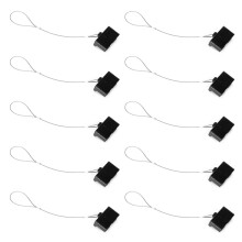 10pcs Black Forklift Connector Dust Caps for 175A Power Tools Accessories