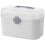 Large Medicine Storage Box with Handle, Double Layer First Aid Organizer with Removable Tray 2
