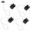 10pcs Black Forklift Connector Dust Caps for 175A Power Tools Accessories 14