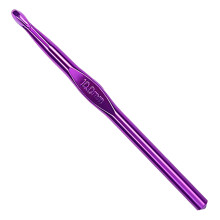 Ganchillos de punta lisa para costuras sin costuras, ganchos de ganchillo ergonómicos con fácil identificación del tamaño, ganchos de ganchillo