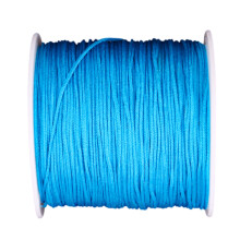 Schmuckschnur aus Nylon mit Satin-Finish für Makramee-Armbänder, Halsketten und chinesische Knotentechniken, geflochtenes Nylon