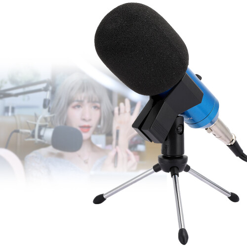 Streaming Microphone With Wide Ranging Frequency Response, Foldable And Adjustable Tripod For Versatile Placement, Exceptional Audio Clarity For 1