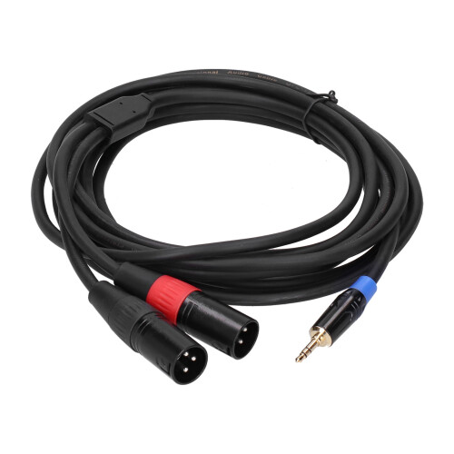Καλώδιο μικροφώνου TRS Jack, καλώδιο XLR με ακύρωση θορύβου, επιχρυσωμένες υποδοχές, 2