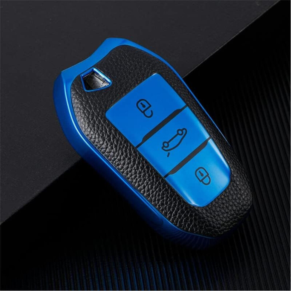 Car Key Cover Leather Tpu For Peugeot 3008/508/2008/508L/408 Citroen C4l/C5/Ds6/C6/Ds5 360 Protection 9199774752008