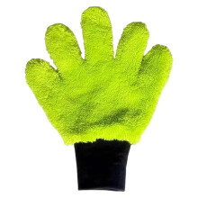Car Pocket Gloves Auto Cleaning Washing Gloves Soft Green One Size Removes Stubborn Dirt