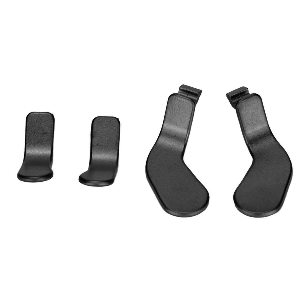 4Pcs Stainless Steel Rear Paddles For Xbox Elite Series 2 Model 1797 Controller Replacement Black 9094768987568