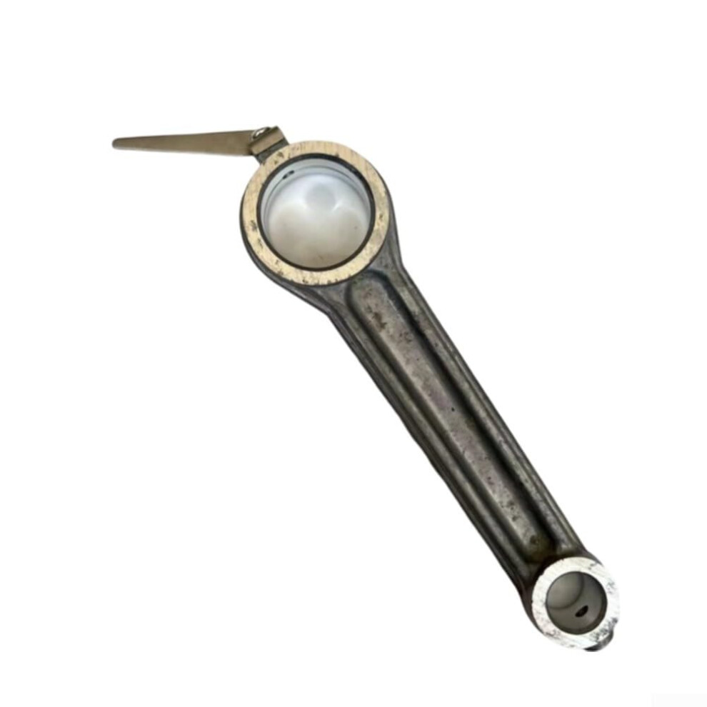 Air Compressor Connecting Rod Oblique Oil Needle Type B Heavy Duty Aluminum Alloy Silver Tone 12.7X30x86.9 Mm 9187378974407