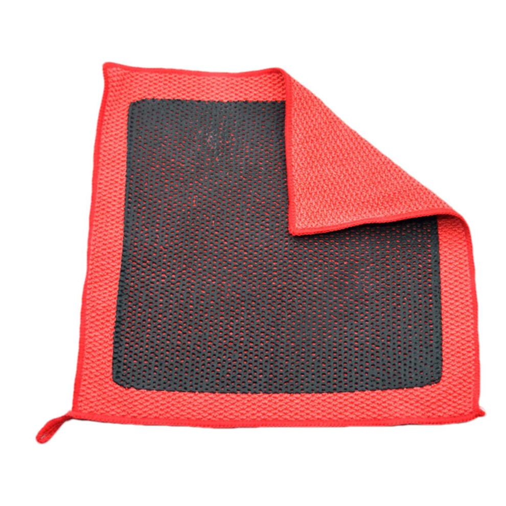 Clay Towel Microfiber Cloth For Car Detailing Paintsafe Scratch Removal Gloss Enhancement Red 9187378974490