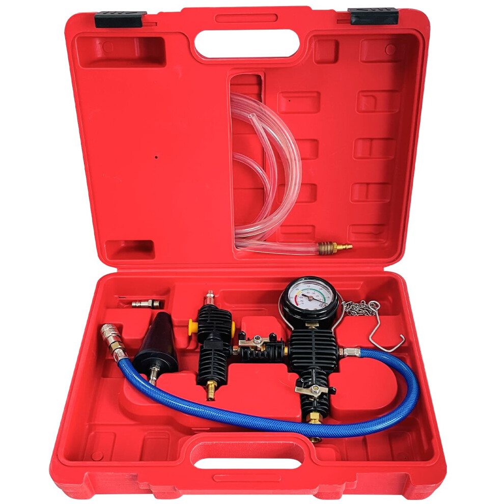Vacuum Coolant Refill Tool Kit With Universal Seal Adapter And Leak Detection For Automotive 9199774753043