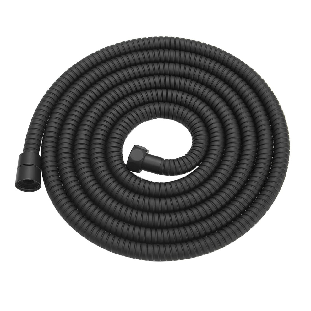 Extra Long 118 Inch Matte Black Stainless Steel Shower Hose With 360 Swivel For Handheld Showers 9199774753319