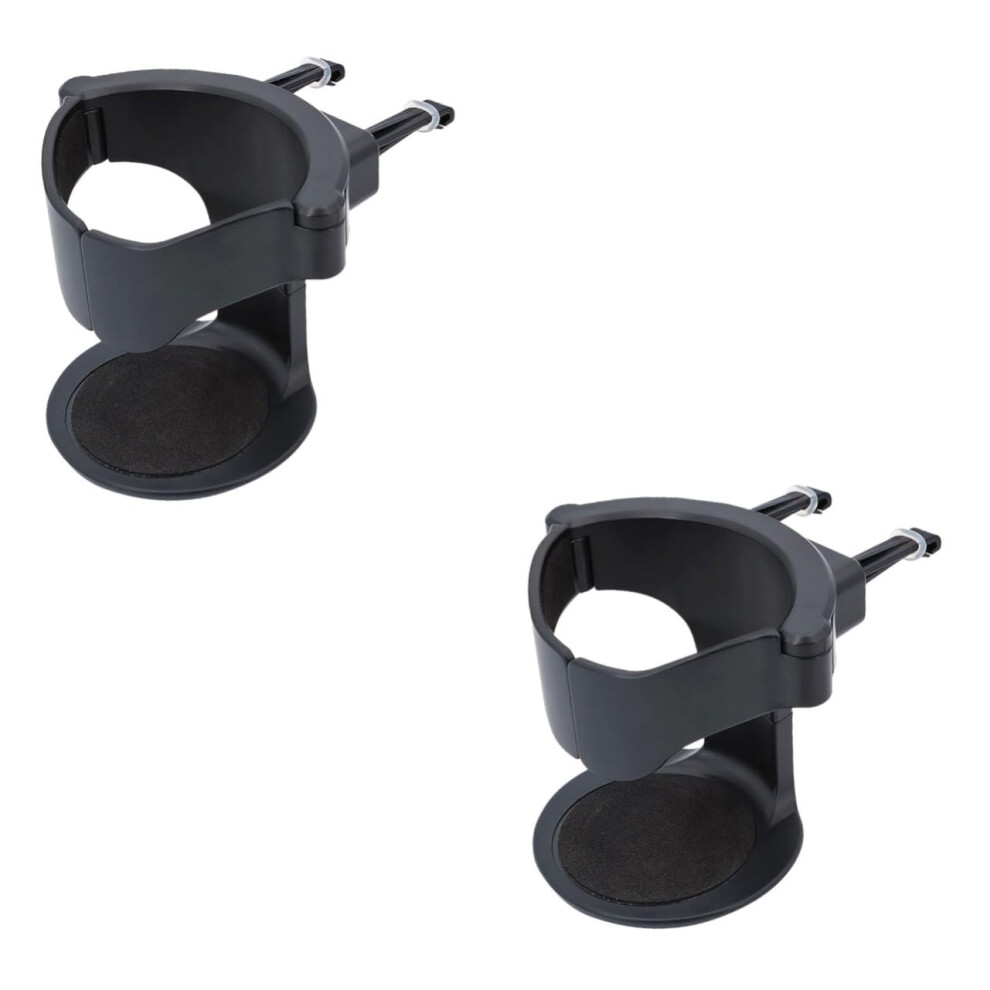 Universal Car Air Vent Cup Holder, Abs Automotive Drink Holder, Vertical Vent Mount, 2Pcs Black 9187378975039