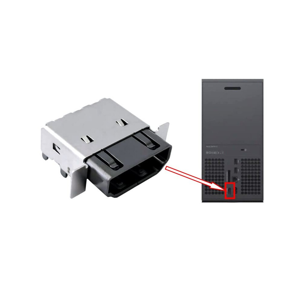 Hdmi Port Replacement Connector Part For Xbox Series X For Restoring Durable Secure Connection 9094768988329