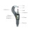 Electronic Digital Micrometer 0.001mm Resolution Switchable Units 7