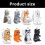 Ruimtebesparende wandgemonteerde kattentoiletrolhouder Hars-C 2