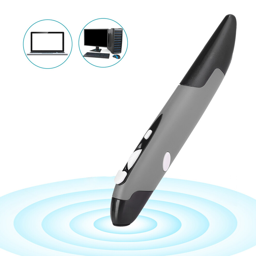 Vertical Design Pr-03 Wireless Usb Stylus And Mouse For Pc Gray 7891379735616