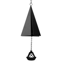Weather-Withstand Durability, Iron Triangle Wind Bell with Creative Pendant and Melodious Sound, Outdoor Garden Windchimes North Country Wind Chimes,