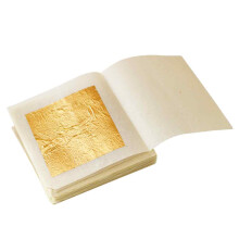 Cake Baking and Luxury Food Presentation, 24K Gold Foil Edible Gold Leaf Sheets for Food Decoration, Craft Art Decoration, Gilding, Festive Atmosphere