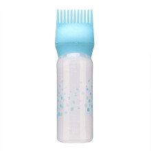 Dispensador de aceite para el cuero cabelludo, aplicador de aceite para el cabello, peine aplicador de precisión para la raíz, botella con diseño