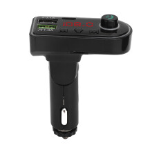 Transmissor FM Bluetooth inovador para carro, com haste flexível e visor, som Hi-Fi de alta qualidade, adaptador de rádio estéreo sem fio e
