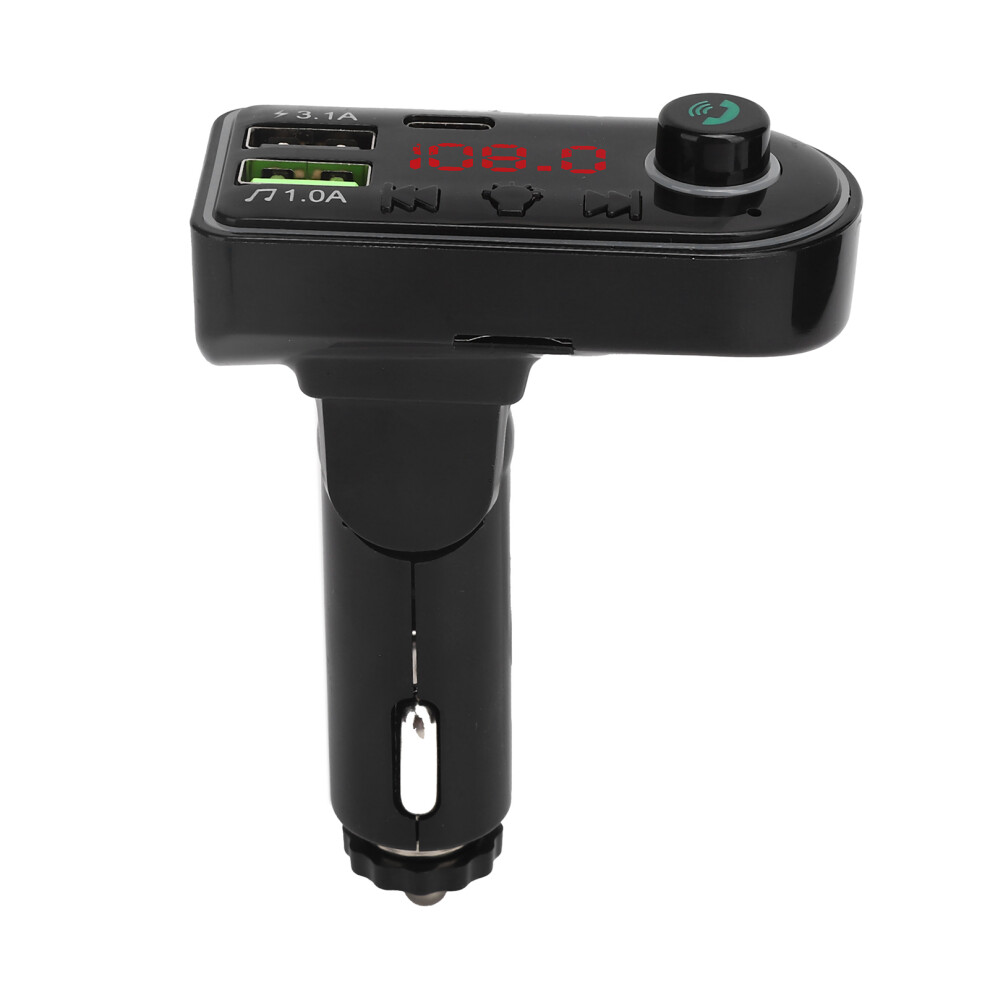 Upgraded Car Bluetooth Fm Transmitter, Flexible Gooseneck, Bluetooth Hands-Free Call Kit With Hi-Fi Sound Quality Music Streaming Adapter 9773935275591