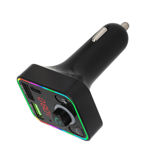 Πομπός Bluetooth FM για αυτοκίνητο, ασύρματος προσαρμογέας ραδιοφώνου για κλήσεις 1