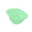 Soft Silicones Face Ice Bath Bowl Foldable-Transparent green 1