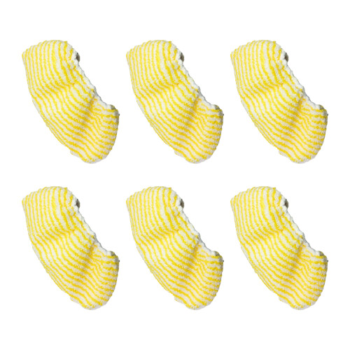 6Pcs Extra Thick Steams Mop Microfiber Pads Great Absorption