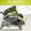 Circular Saw Guide Rail with Precision Cutting and Quick Width Adjustment for Ryobi CSB143LZK CSB144LZ 4