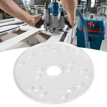 Universal Clear Acrylic Router Base Plate with Centering Pin for Trim Routers Woodworking