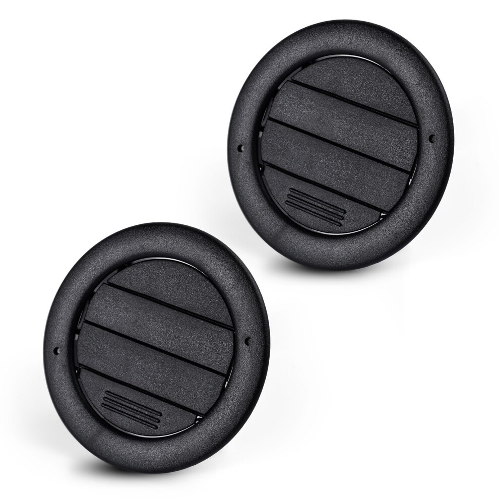 2Pcs Roof Headliner Ac Vent Rear Ceiling Louver Grille Replacement For Ford Expedition And Lincoln Navigator, 20212025 Black 9187378976135