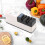 Electric Knife Sharpener with Dual Stage Whetstone, One Touch Kitchen Sharpener for Knives and Scissors 5