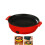 Nonstick Electric Griddle 11.8in Compact Easy Clean Surface with Adjustable Temperature Control Red 1