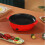 Nonstick Electric Griddle 11.8in Compact Easy Clean Surface with Adjustable Temperature Control Red 3