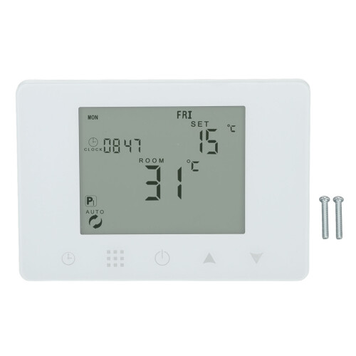 Controllore di temperatura RF wireless con display LCD rétroilluminato, 0-70, 5A 1