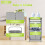 2 Tier Laundry Hamper with Wheels, Large Capacity Rolling Basket Organizer, Grey Stackable Bins 4