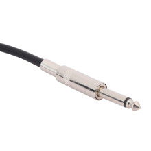 Portable Guitar USB Cable 300cm Metal Plastic Black for Instruments