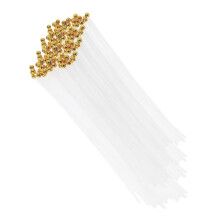 200pcs Plastic Handheld Flag Pole with Easy Flag Attachment for Camping Caravan Party Events