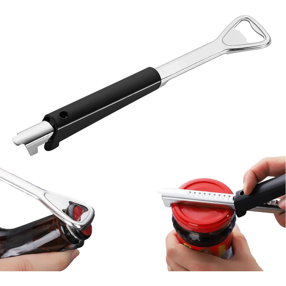 Ergonomic Can Opener for Elderly with EasyGrip Handle, ArthritisFriendly RustResistant Stainless Steel