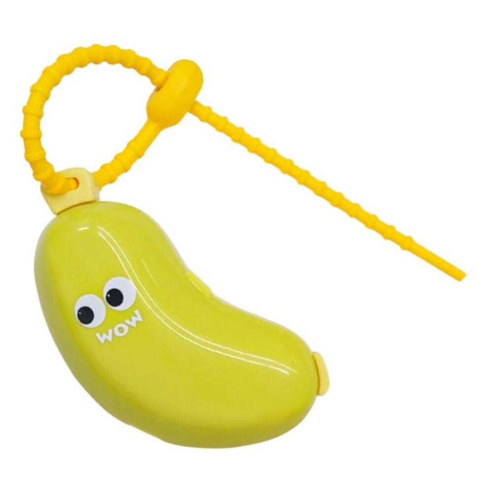 Green Fun Banana Shape Toothbrush Holders Hygienic Dustproof