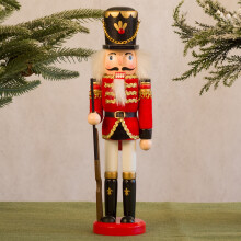Décorations de Noël de style européen, faites main, à collectionner, accessoire festif, figurine de soldat décorative, jouet traditionnel des