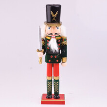 Figurine Casse-Noisette de style européen, figurine de soldat, jouet, accessoire festif, marionnette décorative, décoration de sapin de Noël,