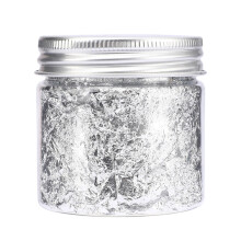 Resin Jewelry Making with Gold Foil Flakes, Nail Art Metallic Foil Flakes for DIY Crafts, Gilding Flakes for Acrylic Painting and Crafts Supplies, Ele
